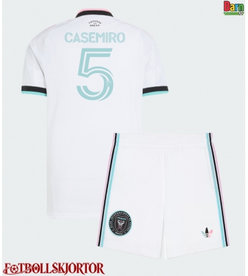 Inter Miami Casemiro #5 Tredje Kläder Barn 2026-27 Kortärmad (+ Korta byxor)